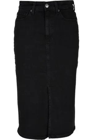 AG Jeans Falda midi vaquera