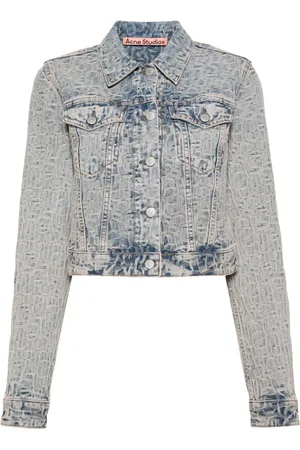 Acne Studios Chaqueta vaquera con monograma
