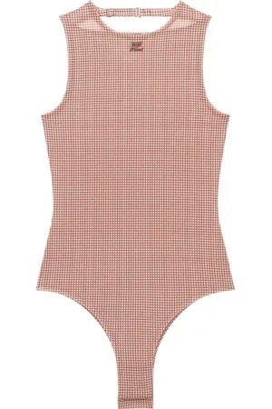 Courrèges Body Buckle a cuadros