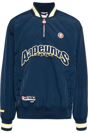 A Bathing Ape Chaqueta bomber con logo de apliques