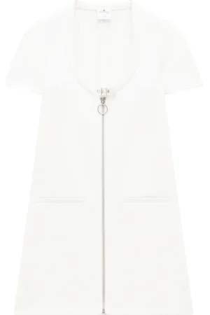 Courrèges Vestido corto Holistic con cremallera