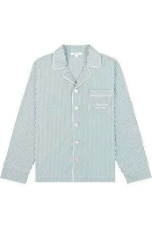 Sporty & Rich Camisa de pijama Faubourg a rayas