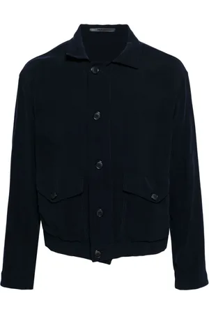Giorgio Armani Sobrecamisa con cuello italiano