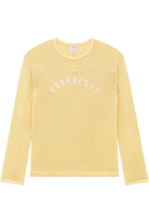 Courrèges Camiseta con logo estampado