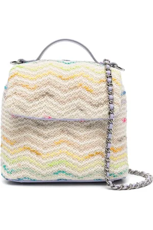 Missoni Bandolera con tejido en zigzag