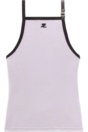 Courrèges Top sin mangas Buckle