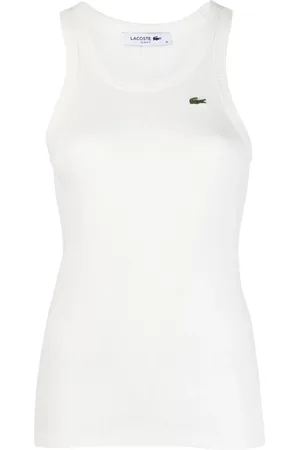 Lacoste Top sin mangas con aplique del logo