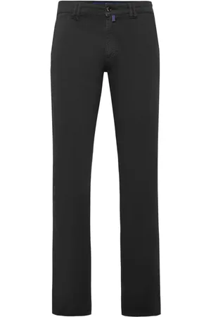 BILLIONAIRE Pantalones rectos con etiqueta del logo