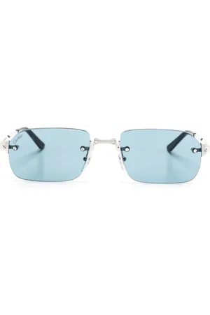 Cartier Gafas de sol Santos con montura rectangular