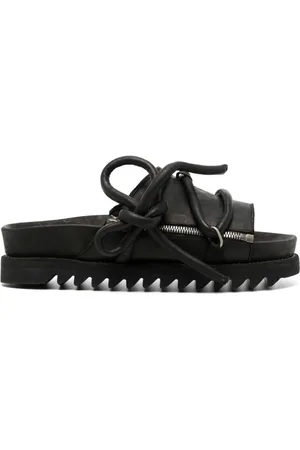 GUIDI Sandalias con cordones