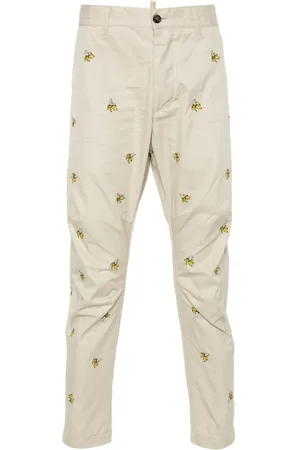 Dsquared2 Pantalones chinos Embroidered Fruits