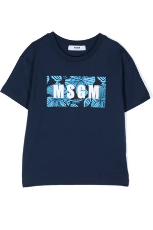 Msgm Camiseta con logo estampado