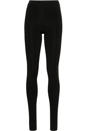 Fabiana Filippi Leggins de canalé con talle alto
