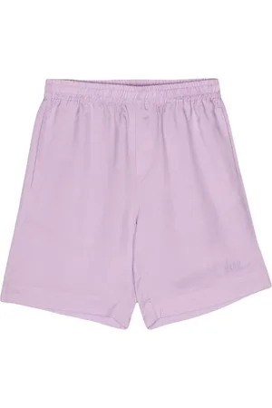 Msgm Bermudas con logo bordado