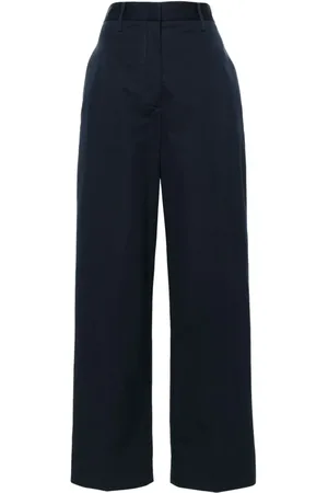 Fabiana Filippi Pantalones anchos de talle alto