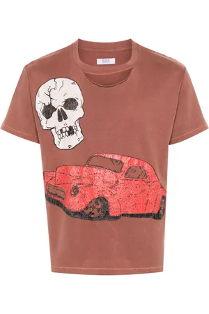 ERL Camiseta con calavera estampada