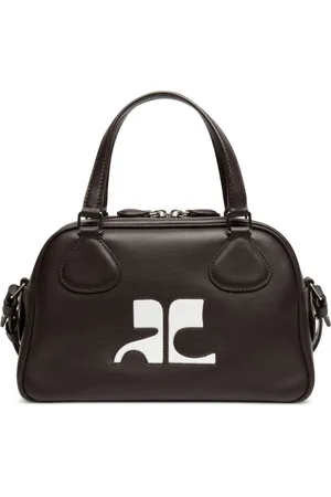Courrèges Bolso Reedition Bowling de piel
