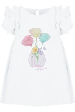Lapin House Vestido con estampado floral