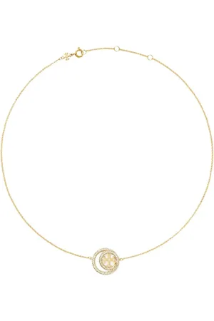 Tory Burch Collar con colgante Miller Double Ring