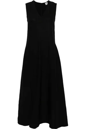 Totême Vestido shantung midi