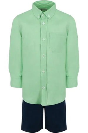 Lapin House Conjunto de pantalones cortos y camisa lisa