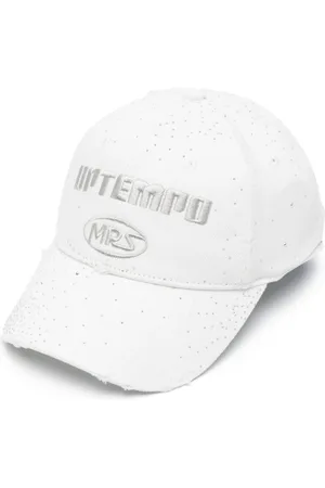 MARTINE ROSE Gorra Rolled con efecto envejecido