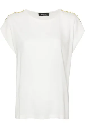 Fabiana Filippi Blusa con detalle de cuentas