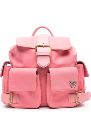 Pinko Mochila Pocket con placa del logo