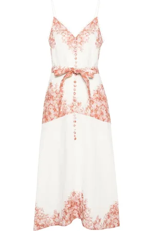 Twin-Set Vestido midi con motivo floral