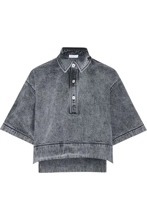 ROSETTA GETTY Polo vaquero corto