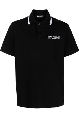 Roberto Cavalli Polo con logo bordado