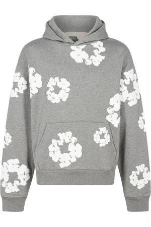 DENIM TEARS Sudadera con capucha y estampado Cotton Wreath