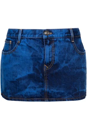 Vivienne Westwood Minifalda vaquera con motivo tie-dye
