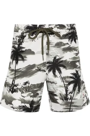 Moncler Bañador con parche del logo