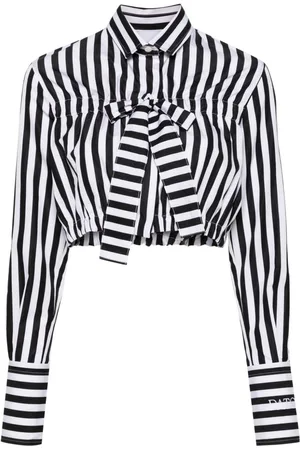 Patou Blusa corta con detalle de lazo