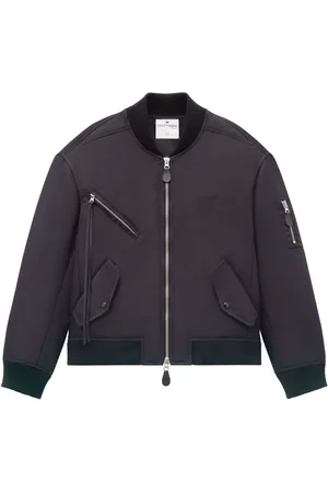 Courrèges Chaqueta bomber con logo bordado