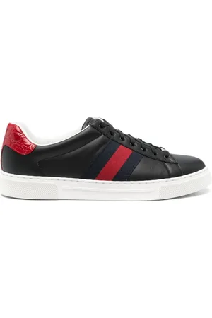 Gucci Zapatillas Ace con tribanda Web