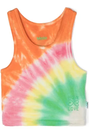 Molo Top sin mangas Rippi con estampado tie-dye