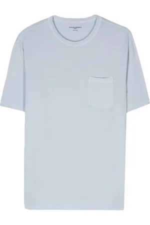 OFFICINE GENERALE Camiseta con bolsillo en el pecho