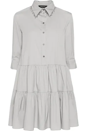 Fabiana Filippi Vestido camisero acampanado