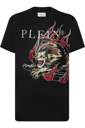 Philipp Plein Camiseta con apliques de strass