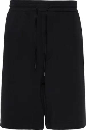Emporio Armani Pantalones cortos de chándal con franjas del logo