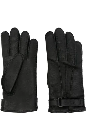 Ermenegildo Zegna Guantes con logo en relieve