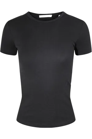 Helmut Lang Top de canalé Shrunken