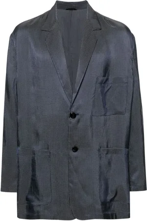Giorgio Armani Sobrecamisa con motivo en jacquard