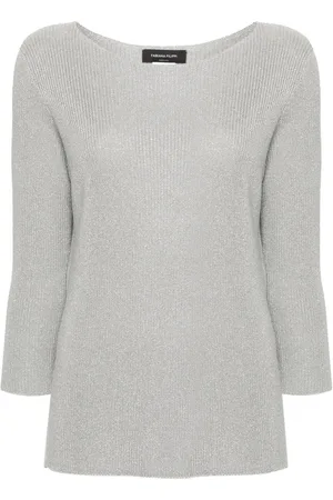 Fabiana Filippi Jersey con hilos metalizados