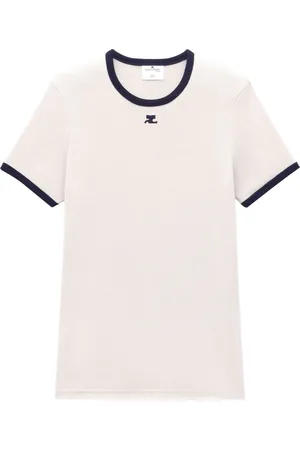 Courrèges Camiseta con aplique del logo