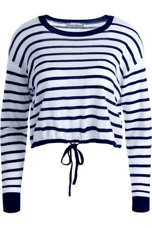 ALICE+OLIVIA Top Bernetta a rayas
