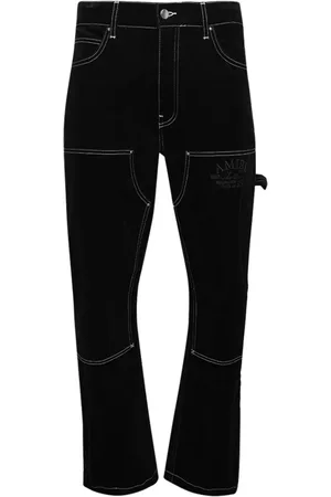 AMIRI Pantalones carpenter con logo bordado