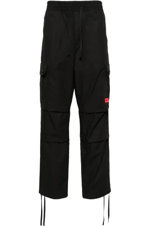 HUGO BOSS Pantalones cargo con aplique del logo